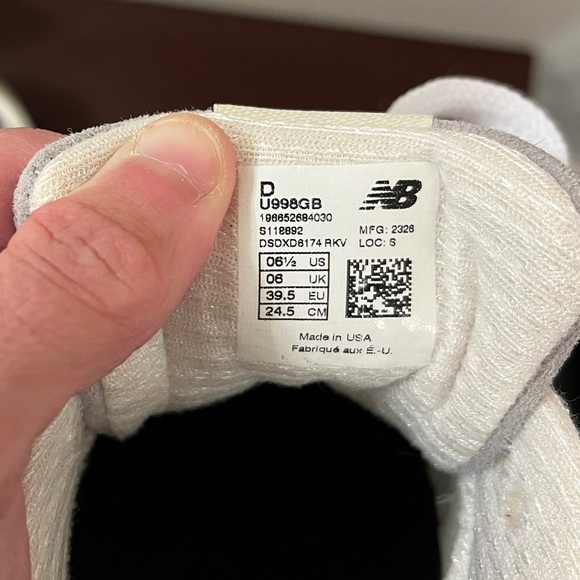 New Balance Teddy Santis 998 ‘Made in USA’ Sneakers, Size 6.5 - Picture 13 of 15